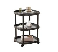 JTPMYFT Mesita de Noche for Dormitorio, Mesa Auxiliar for sofá, Mesa de Centro for Sala de Estar, Gran Capacidad de Carga, Estructura Estable, Ideal for Interiores, sofá.(Black)