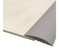 JTPMYFT Perfil de transición Entre moqueta y Suelo, Perfil de transición Autoadhesivo Entre moqueta y baldosa, Adecuado for diferencias de Altura de hasta 3 mm.(Gray)