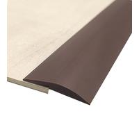 JTPMYFT Perfil de transición Entre moqueta y Suelo, Perfil de transición Autoadhesivo Entre moqueta y baldosa, Adecuado for diferencias de Altura de hasta 3 mm.(Coffee)