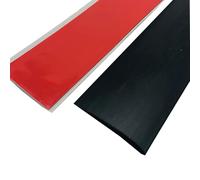 JTPMYFT Perfil de transición for umbral de Suelo, Tira divisoria Plana de Madera autoadhesiva, Utilizada for Puntos de conexión con Huecos de Entre 1 cm y 2 cm.(Black,5cm)