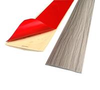 JTPMYFT Perfil de transición for umbral de Suelo, Tira divisoria Plana de Madera autoadhesiva, Utilizada for Puntos de conexión con Huecos de Entre 1 cm y 2 cm.(Grey Wood Grain,5cm)