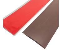 JTPMYFT Perfil de transición for umbral de Suelo, Tira divisoria Plana de Madera autoadhesiva, Utilizada for Puntos de conexión con Huecos de Entre 1 cm y 2 cm.(Coffee,4cm)