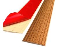 JTPMYFT Perfil de transición for umbral de Suelo, Tira divisoria Plana de Madera autoadhesiva, Utilizada for Puntos de conexión con Huecos de Entre 1 cm y 2 cm.(Yellow Oak,4cm)