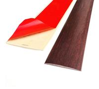 JTPMYFT Perfil de transición for umbral de Suelo, Tira divisoria Plana de Madera autoadhesiva, Utilizada for Puntos de conexión con Huecos de Entre 1 cm y 2 cm.(Red Oak,5cm)
