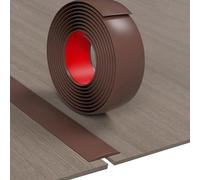 JTPMYFT Perfiles de transición autoadhesivos for Suelos, perfiles de transición de Vinilo for Suelos, utilizados for unir Huecos en el Suelo, adecuados for Huecos de Entre 1 y 2 cm.(Coffee,4cm)