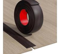 JTPMYFT Perfiles de transición autoadhesivos for Suelos, perfiles de transición de Vinilo for Suelos, utilizados for unir Huecos en el Suelo, adecuados for Huecos de Entre 1 y 2 cm.(Black Walnut,4cm)