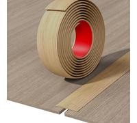 JTPMYFT Perfiles de transición for Suelos de Vinilo, Tiras Autoadhesivas for Suelos, separadores Planos, utilizados for unir Huecos Entre baldosas(Maple,5cm)