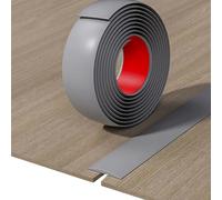 JTPMYFT Perfiles de transición for Suelos de Vinilo, Tiras Autoadhesivas for Suelos, separadores Planos, utilizados for unir Huecos Entre baldosas(Gray,5cm)
