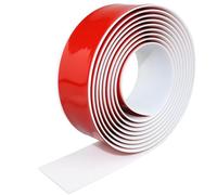 JTPMYFT Perfiles de transición for Suelos, perfiles autoadhesivos for Revestimiento de Suelos, perfiles divisores Planos, adecuados for Juntas de Suelo de Entre 1 y 2 cm.(White,4cm)