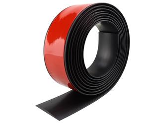 JTPMYFT Perfiles de transición for Suelos, perfiles autoadhesivos for Revestimiento de Suelos, perfiles divisores Planos, adecuados for Juntas de Suelo de Entre 1 y 2 cm.(Black,5cm)