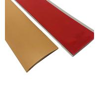 JTPMYFT Perfiles de transición for Suelos, perfiles autoadhesivos for Suelos compuestos, Cubiertas for Juntas de umbral, adecuados for Huecos en el Suelo de Entre 1 y 2 cm.(Brown,4cm)