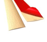 JTPMYFT Perfiles de transición for Suelos, perfiles autoadhesivos for Suelos compuestos, Cubiertas for Juntas de umbral, adecuados for Huecos en el Suelo de Entre 1 y 2 cm.(Maple,5cm)