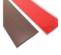 JTPMYFT Perfiles de transición for Suelos, perfiles autoadhesivos for Suelos compuestos, Cubiertas for Juntas de umbral, adecuados for Huecos en el Suelo de Entre 1 y 2 cm.(Coffee,5cm)