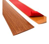 JTPMYFT Perfiles de transición for Suelos, perfiles autoadhesivos for Suelos compuestos, Cubiertas for Juntas de umbral, adecuados for Huecos en el Suelo de Entre 1 y 2 cm.(Teak,4cm)