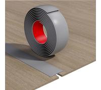 JTPMYFT Perfiles de transición for Suelos, perfiles autoadhesivos for Suelos, perfiles divisores Planos, adecuados for Juntas de Suelo, Especialmente Aquellas de Entre 1 y 2 cm.(Gray,5cm)