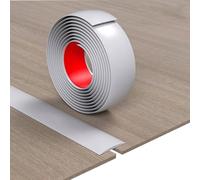 JTPMYFT Perfiles de transición for Suelos, perfiles autoadhesivos for Suelos, perfiles divisores Planos, adecuados for Juntas de Suelo, Especialmente Aquellas de Entre 1 y 2 cm.(Light Gray Grain,5cm)