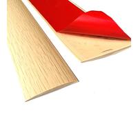 JTPMYFT Perfiles de transición for Suelos, Tiras Autoadhesivas for Revestimiento de Suelos, separadores de Superficie de Suelo, utilizados for unir Huecos en el Suelo(Maple,4cm)