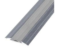 JTPMYFT Perfiles de transición metálicos for moqueta/Suelo, perfiles de Borde de Suelo, perfiles de umbral de Aluminio, adecuados for Huecos de Suelo de Entre 1 y 2 cm.(Dark Gray)