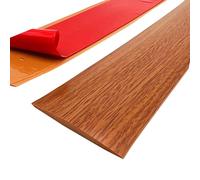 JTPMYFT Tiras de transición Autoadhesivas for Suelos, separadores Planos de Vinilo, utilizadas for unir Huecos en el Suelo, adecuadas for Huecos de Entre 1 cm y 2 cm.(Teak,5cm)