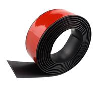 JTPMYFT Tiras de transición Autoadhesivas for Suelos, separadores Planos de Vinilo, utilizadas for unir Huecos en el Suelo, adecuadas for Huecos de Entre 1 y 2 cm.(Black,5cm)