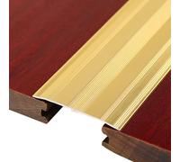 JTPMYFT Tiras de transición for Suelos, Tiras de Aluminio for Suelos, separadores de Planos for Suelos, for unir Huecos, umbrales y baldosas.(Gold)