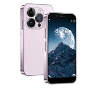 JtQtJ J6mini - Teléfonos básicos para niños, pantalla IPS de 3.0 pulgadas, SIM dual, cámaras duales, 2 GB de RAM + 16 GB ROM, teléfonos móviles de mano (rosa)