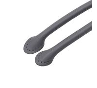 JTQYFI 1 pieza de 50 cm de cuero PU asas de bolsillo adecuadas para bolsos de mano para coser bolsos fabricación de billeteras y accesorios de bolsillo versátiles correas de cuero suave, gris oscuro