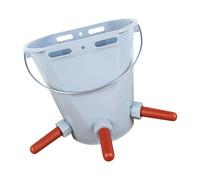 JTQYFI 5 pezones colgantes comederos para corderos, terneros, lechones, durabilidad, herramienta de cuidado para varios animales, equipo de bebida de granja, cubo de leche multiusos para agricultura