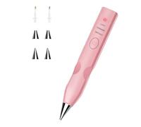 JTQYFI Aplicador Profesional de Diamantes de imitación, 4 Accesorios, Sistemas de succión de Cuerpo ABS para diseños artísticos, bolígrafo eléctrico con boquillas