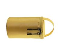 JTQYFI Bolsa de almacenamiento portátil para cilindros de combustible de tela Oxford, almacenamiento de tanques de gas para acampar al aire libre, cocina, viajes, picnics, luz portátil, caqui, small