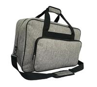 JTQYFI Bolsas De Máquina De Coser Almacenamiento Con Bolsillos Maleta Para Llevar Accesorios Con Asas, gris claro, talla única