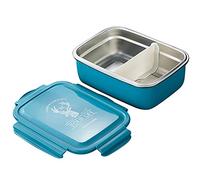 JTQYFI Cajas de almuerzo Fiambreras de acero inoxidable PP de cuatro botones para niños Escuelas al aire libre 3 colores a elegir
