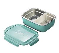 JTQYFI Cajas de almuerzo Fiambreras de acero inoxidable PP de cuatro botones para niños Escuelas al aire libre 3 colores a elegir