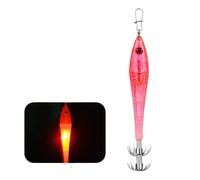 JTQYFI Calamar Jigs lámpara luz luz subacuática herramienta de recogida de pescado pesca rizos luz calamar gancho accesorios de pesca