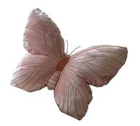 JTQYFI Cojín de felpa en forma de mariposa Cojín decorativo de animales de terciopelo Cojín relleno Decoraciones para mejorar el equilibrio del hogar