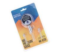 JTQYFI Compacto y portátil probador de presión con pantalla digital para un rápido ajuste de inflación y duración de la batería, accesorios de inflación de aleación, monitor de presión para equipo de