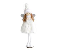 JTQYFI Coralle Fleece Engels Girl Dolls Coleccionable Felpa Pie Figuras Adorno para Festival Decoración de Mesa Regalo