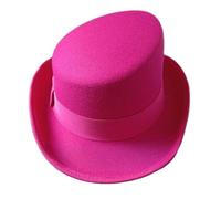 JTQYFI Divertidos Sombreros De Fiesta De Lana Sombrero Mágico Borde Ancho Decoración De Disfraces Para Entusiastas De Mago Y Amantes De La Moda Sesión De Fotos Accesorios