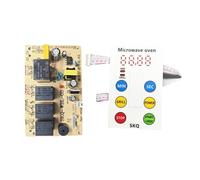 JTQYFI Horno de microondas PCB Piezas universales, reparación de panel de placa base de horno microondas, accesorios de circuitos modificados, reparación permanente, accesorios modificados
