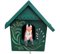 JTQYFI Kinetics Pajarera Decoración de pared con pájaros giratorios y que se balancean que crean sombras móviles para atmósferas mágicas habitaciones, decoraciones y arte de jardín