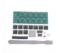 JTQYFI Kit de aprendizaje de soldadura con luces indicadoras decimales para principiantes y profesionales de reparación de chips