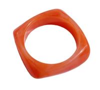 JTQYFI Llamativa pulsera de resina gruesa y colorida, pulsera cuadrada geométrica, moderna pulsera elegante, regalo para ella, pulseras geométricas irregulares de resina, talla única, como se describe