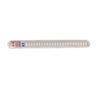 JTQYFI Luz de noche LED portátil flexible de 5 V USB con 24 cuentas brillantes para leer, escritorio, trabajo, camping, luz de lectura