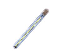 JTQYFI Luz de noche LED portátil flexible de 5 V USB con 24 cuentas brillantes para leer, escritorio, trabajo, camping, luz de lectura