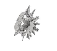 JTQYFI Moda Aleación Erizo De Mar Picos Anillos Oro/Plata Color Dedo Joyería Accesorios De Moda Para Fiestas Y Ropa Diaria