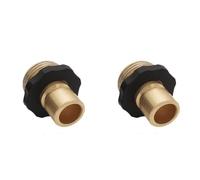 JTQYFI Paquete de 2 mangueras de jardín de 3/4 pulgadas de acoplamiento rápido, fácil instalación manual, accesorios de limpieza de alta presión, adaptador de lavado de coche