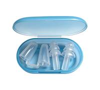 JTQYFI Pinza para la nariz que evita la entrada de agua, cómodo de llevar, tapones nasales flotantes para dispositivos de entrenamiento de natación, tapones de silicona duraderos