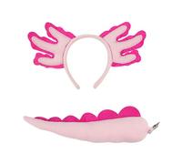JTQYFI Salamander Diadema para Halloween Music Festival Sombrero Felpa Animal Auriculares Hairhoop Carnivals Party