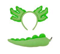 JTQYFI Salamander Diadema para Halloween Music Festival Sombrero Felpa Animal Auriculares Hairhoop Carnivals Party