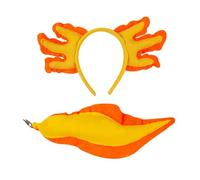 JTQYFI Salamander Diadema para Halloween Music Festival Sombrero Felpa Animal Auriculares Hairhoop Carnivals Party
